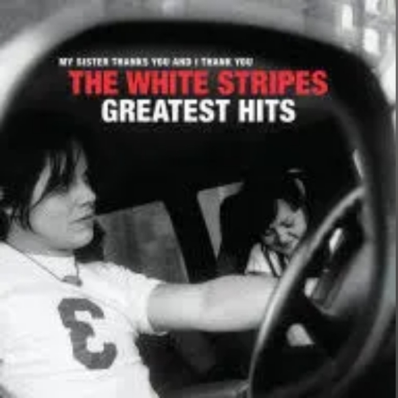 New The White Stripes Greatest Hits LP with Bonus Slip Mat - Picture 2 of 9